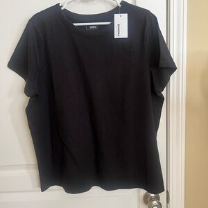 Sonoma Women's Classic Black Short Sleeve Tee